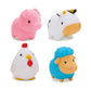 Munchkin Farm Animal Squirts Baby Bath Toy, 4 Pack