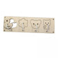 ATORSE 4Xkids Busy Board DIY Material Activity Sensory Board Parts for Toddler Gifts Animals Matching