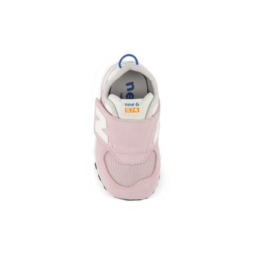 New Balance Baby 574 V1 New-B Hook And Loop Sneaker, Twilight Haze/Sea Stone, 2 Wide Us Unisex Infant