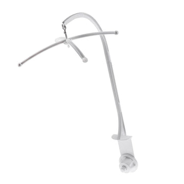 ATORSE 72cm White Crib Music Box Holder Baby Bed Bell Arm Bracket
