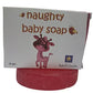 Naughty Baby Soft & Gentle Rose Soap Bar With Badam Oil And Rakhta Chandan. Pack Of 3X75 Gm