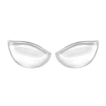 Ericotry 1Pair Breathable Womens Soft Silicone Bra Bikini Inserts Breast Chest Swimsuit Pads Enhancers Push-Up Bra Insert Pad Mo
