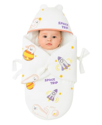 Kids Swaddle Wrap for Newborn Kids Muslin Sleeping Bag Blanket All Season Soft Breathable Infant Swaddle Wrapper Receiving Blank