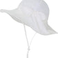 Urban Virgin Baby Girl Sun Hats Summer Baby Hats Upf 50+Toddler Sun Hat Infant With Wide Brim Bucket Hat White 12-24 Months