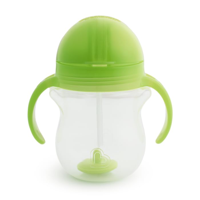 Munchkin Weighted Straw Sippy Cups For Toddlers 7Oz, Leak Proof, Easy To Hold - Great Toddler Cups With Straws, Supports Straw-U