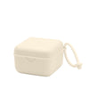 BIBS Pacifier Box with Loop for Storing & Carrying Soothers | 100% BPA Free Material | Designed & Made in Denmark | Ivory