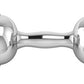Krysaliis Sterling Silver Dumbbell Rattle For Newborn Baby Boy And Baby Girl | Non-Tarnishing | Durable | And Custom Engravable