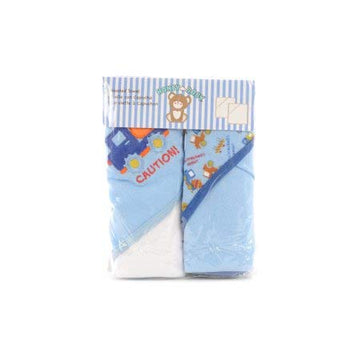 Mummamia Pure Mercerised Cotton Baby Hooded Towel Pack of 2  Gift Pack (Under Construction)