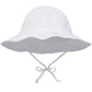 Simplikids Upf 50+ Uv Sun Protection Wide Brim Baby Sun Hat,White #4,0-12 Months
