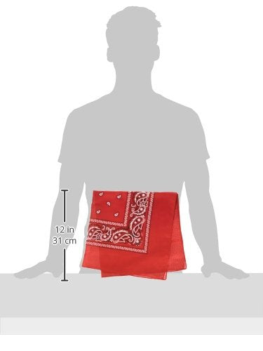 Red Bandana Party Accessory (1 Count)