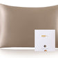 Zimasilk 100% Mulberry Silk Pillowcase For Hair And Skin,With Hidden Zipper,Both Side 19 Momme Silk, 1Pc (Body 20'X54', Taupe)