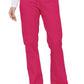 Dickies Womens Signature Mid Rise Drawstring Scrubs Cargo Pant, Hot Pink, Xxxx-Large