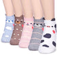 Wklouyhe GirlS & BoyS Cute Cat Animal Patterned Funny Novelty Cotton Crew Socks_Free Size,Multicolour,Pack Of 05