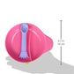 Elegant Baby Silicone Divided Suction Bowl And Spoon Set, Pink