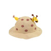 Capznmore Baby Bucket Hat, Cartoon Giraffe Print, Cute Dot Sunshade Cap, Sun Beach Fisherman Hat For 6 Months To 3 Years (In, Ag