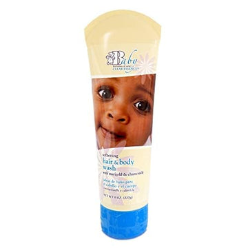 Clear Essence Baby Softening Hair & Body Wash with Marigold & Chamomile - 8 oz| Gentle Tear-Free Baby Wash for Delicate Skin & H