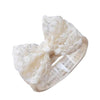 Ziory Bow Detailed Floral Designed Headband  Off White (612 Months)