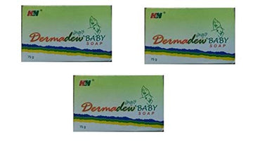 Dermadew Baby Soap Pack Of 3(225 G)