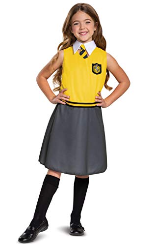 Disguise Dg108049K Girls Hufflepuff Dress Classic Child Costume - Medium - 7-8
