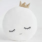 The Purple Tree Cute Full Moon Crib Cushion For Babies (Pack Of 1, 16X16 Inch, Velvet) Kids Cushion, Soft Toy, Soft Plush Pillow