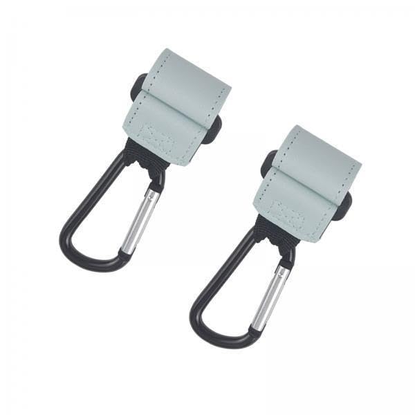 UJEAVETTE 4x2x Baby Strollers Hooks Pushchair Hook Clip for Strollers Hanging Bags Purse Light Blue