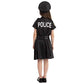 Spooktacular Creations Police Officer Girl Cop Costume Outfit Set For Halloween Dress Up Party, Role-Playing, Carnival Cosplay,