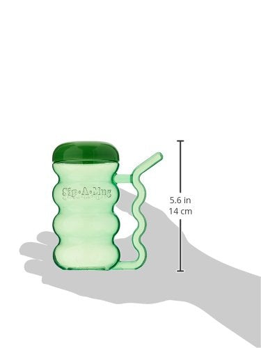 Sammons Preston Small Cup With Built-In Straw, 13 Oz. Sippy Cup With Secure Lid And Handle For Spill Prevention, Spillproof Mug