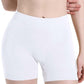 Hsr WomenS Cotton Ice Silk Safety Pants Mid Waist Seamless AntiSlip NonCurling Shorties/Underskirt Shorts (One Size Fit To 30