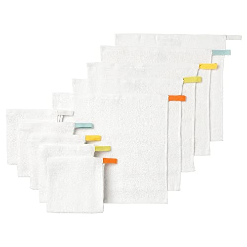 AS Products KRAMA Washcloth, White 30x30 cm (Pack of 10 Pieces)