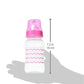 Cribmates 2 Piece Wide Bottle Whale Zigzag, Pink/Grey, Multicolored