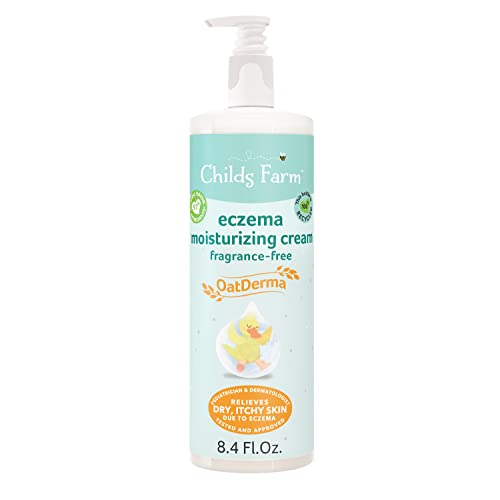 Childs Farm, Baby Lotion For Sensitive Skin And Eczema, Moisturizer For Dry Skin, 8.4 Oz, Lightly Fragranced, Vegan, Cruelty-Fre