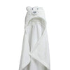 PINDIA 1Pc Ultra Soft Fleece Cute Hooded Bath Towel/Wrapper/Blanket/Gown for New Born Baby  White