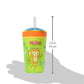 Nuby All In One Snack Bowl And No Spill Soft Straw Cup - 1 Pack Multicolor Snack N' Sip - Holds: 4.5 Oz Container With Lid And 9
