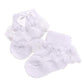 Adeimoo Little Infant Newborn Toddler Baby Girls Princess Party Lace Ruffles Frilly Socks (Colorful B, 0-1 T)