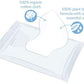 Natracare Organic Cotton Baby Wipes 50 ct (12-Pack)