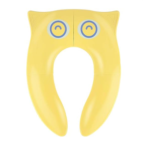 Inovera (Label) Plastic Portable Baby Toilet Seat Foldable Western Kids Potty Trainer Cover For 0.5 To 5 Years Child Toddler Boy