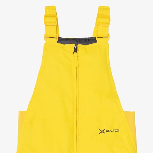 Arctix Infant/Toddler Chest High Snow Bib Overalls, Vibrant Yellow, 2T