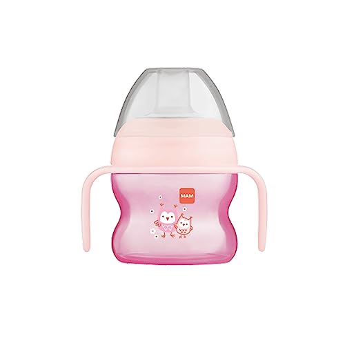 Mam Starter Cup (1 Count), Mam Polypropylene, Sippy Cup, Drinking Cup With Extra-Soft Spill-Free Spout And Non-Slip Handles, For