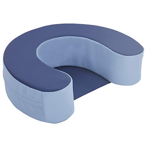 Factory Direct Partners 10423-Nvpb Softscape Sit And Support Ring For Babies And Infants, Cushioned Foam Floor Seat With Non-Sli