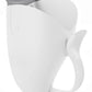 Skip Hop Baby Bath Rinse Cup, Moby Tear-Free Waterfall Rinser, White