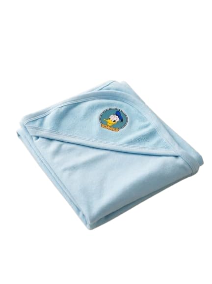 Baby Hooded Blanket for Newborn, Soft Cotton Baby Swaddle Wrap, Infant Receiving Blanket with Hood, Newborn Baby Bath Towel, War