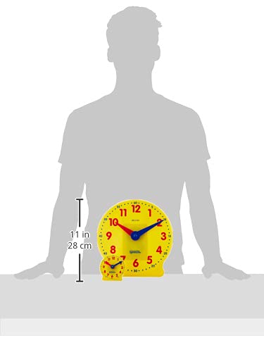 Learning Resources Classroom Clock Kit -25 Pieces, Ages 5+ Clock for Kids, Learning to Tell Time, Clocks for Teaching Time, Teac
