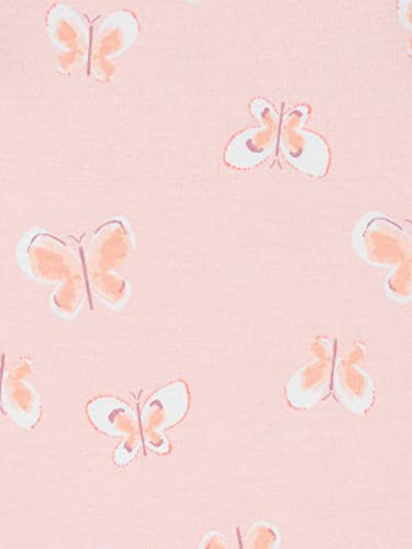 Simple Joys By Carter'S Baby Girls Short-Sleeve Bodysuit Shirt, Violet/Pink/Butterfly, Newborn Us
