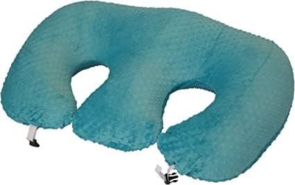 Twin Z Pillow Teal 6 Uses In 1 Twin Pillow Breastfeeding, Bottlefeeding, Tummy Time, Reflux, Support And Pregnancy Pillow!