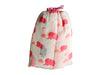 Kindermum 100% Cotton Organic Muslin Flats/Squares, Swaddle 80 x 80 cm  Pink (Set of 3)