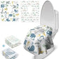 Blissful Diary Toilet Seat Covers Disposable, 20 Pcs Extra Large Waterproof Toilet Seat Cover For Toddler Potty Training, Kids T