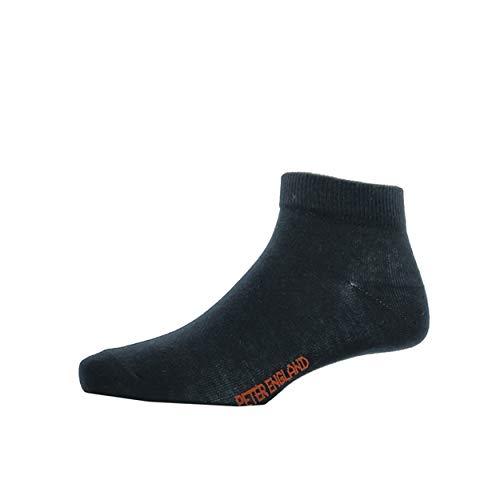 Louis Philippe MenS Cotton Quarter Length Socks (1 Pair)  White