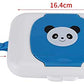 Wet Wipes Storage Box, Baby Wipe Holder Portable Wipes Dispenser Baby Wipes Travel Container For Bathroom Outdoor Use (White&Yel