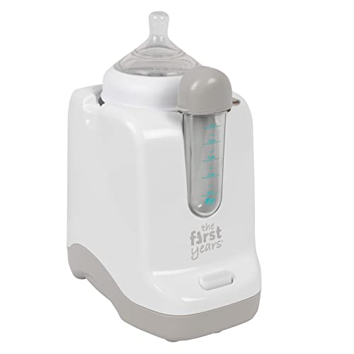 The First Years Baby Bottle Warmer and Sterilizer - Pacifier and Bottle Nipple Sanitizer - Feeding Baby Essentials for Formula o