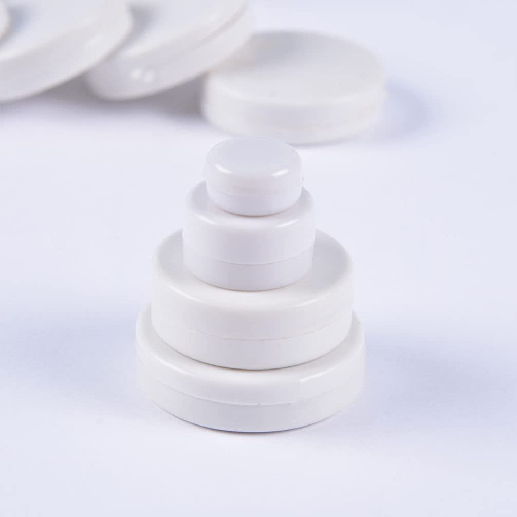 Kisangel 100Pcs Toy Rattle Box Repair 15MM Pet Baby Toy Noise Maker Insert Squeaker for Pet Toy Animal Puppet Doll Accessories W